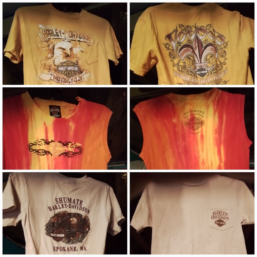 3 Harley Davidson  tshirt